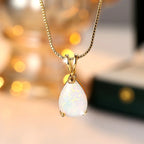 Nova | Opal Teardrop Necklace