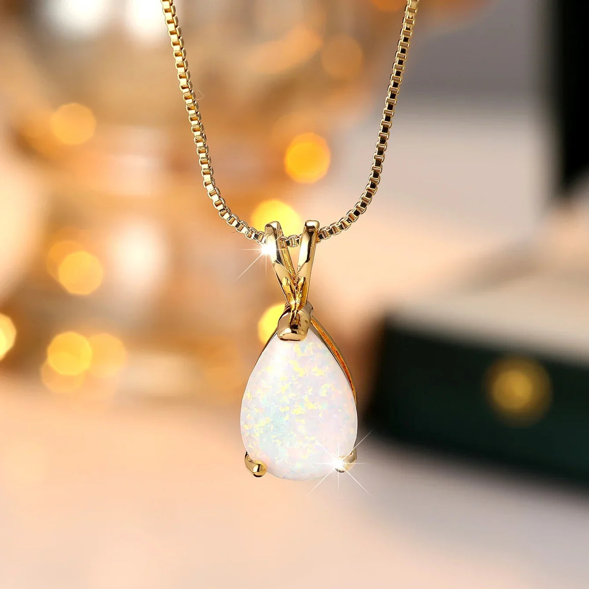 Nova | Opal Teardrop Necklace