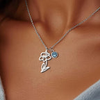 Birth Flower | Birthstone Necklace