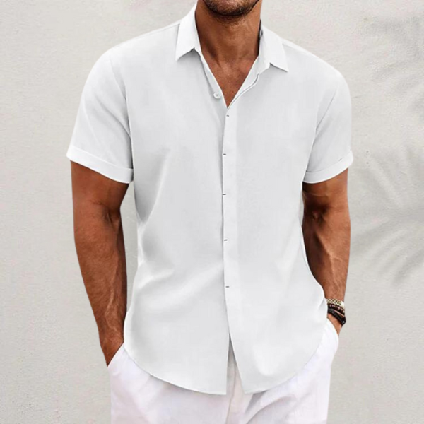 Garrick | Classic Collared Button Shirt