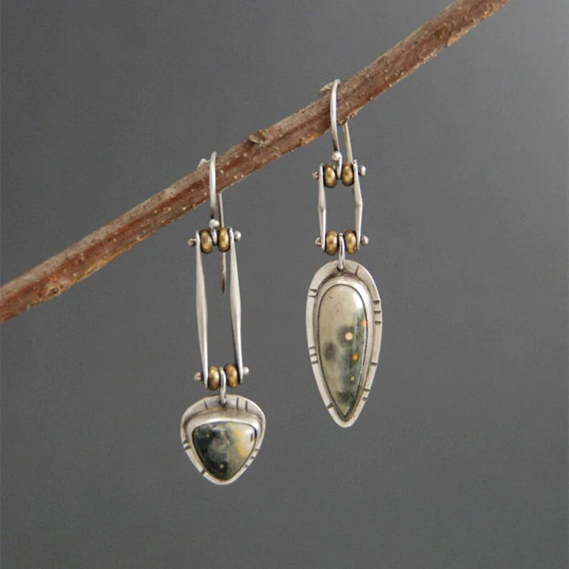 Hermione | Antique Asymmetric Earrings