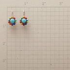 Wren | Vintage Turquoise Hoop Earrings
