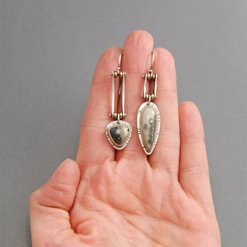 Hermione | Antique Asymmetric Earrings