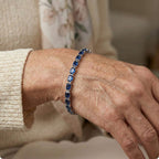 Mireda | Sapphire Charm Bracelet