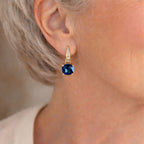 Mystique | Sapphire Hoop Earrings