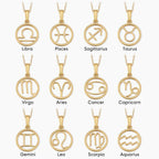 Sidonie | Gold Zodiac Necklace