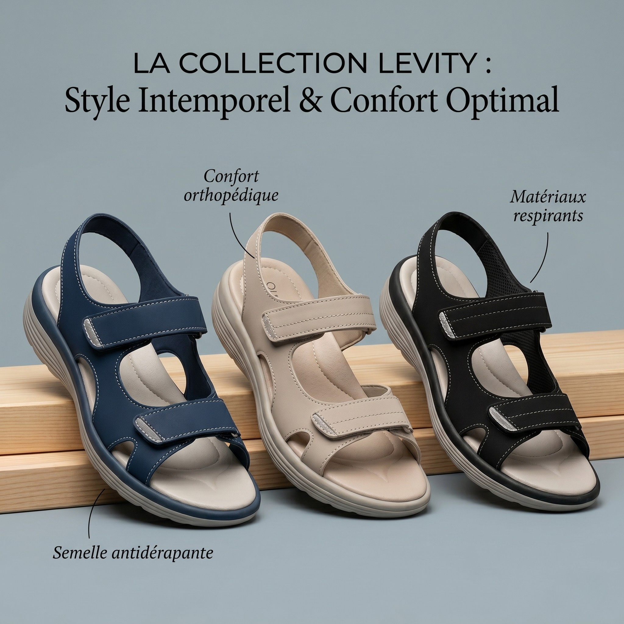 Glenda | Adjustable Comfort Sandals