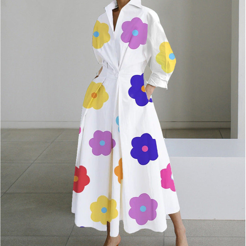 Vienna | Elegant Front Wrap Collared Maxi Dress