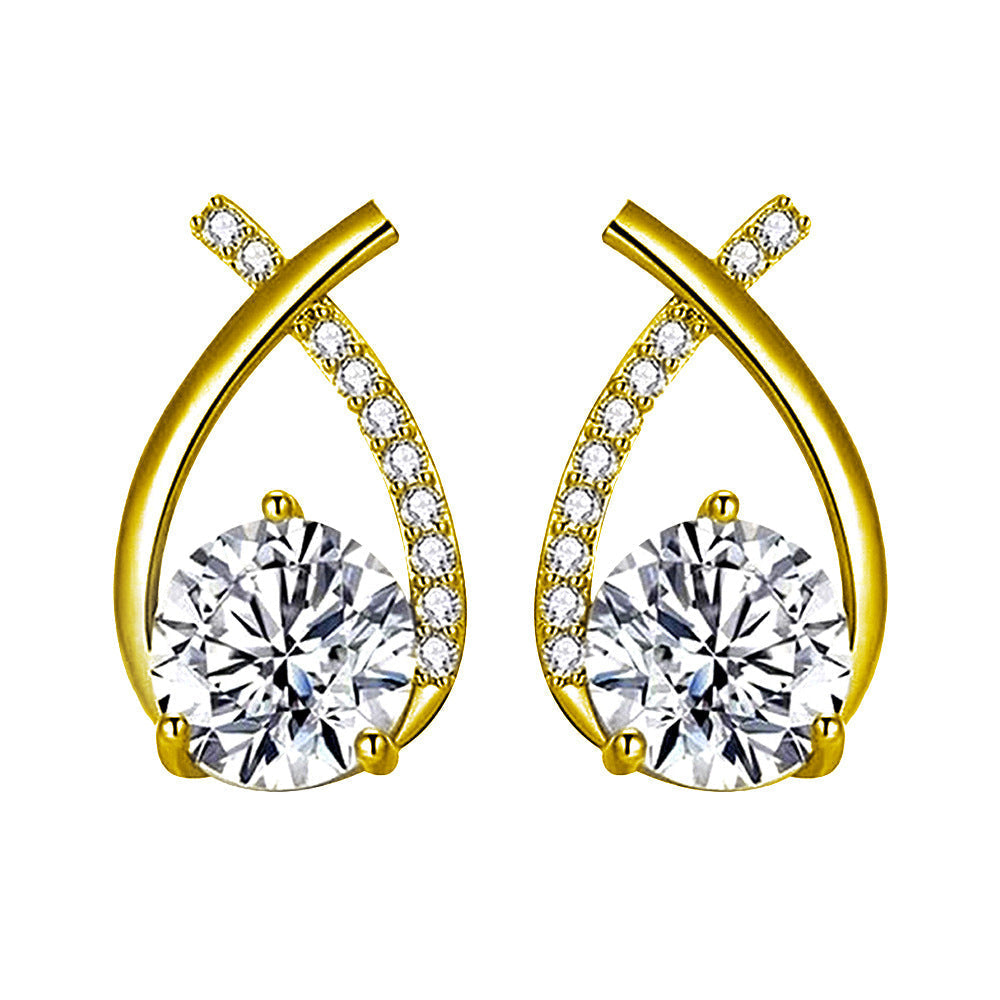 Eugénie | Gold Drop Earrings