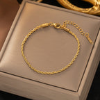 Remi | Braided Gold Bracelet