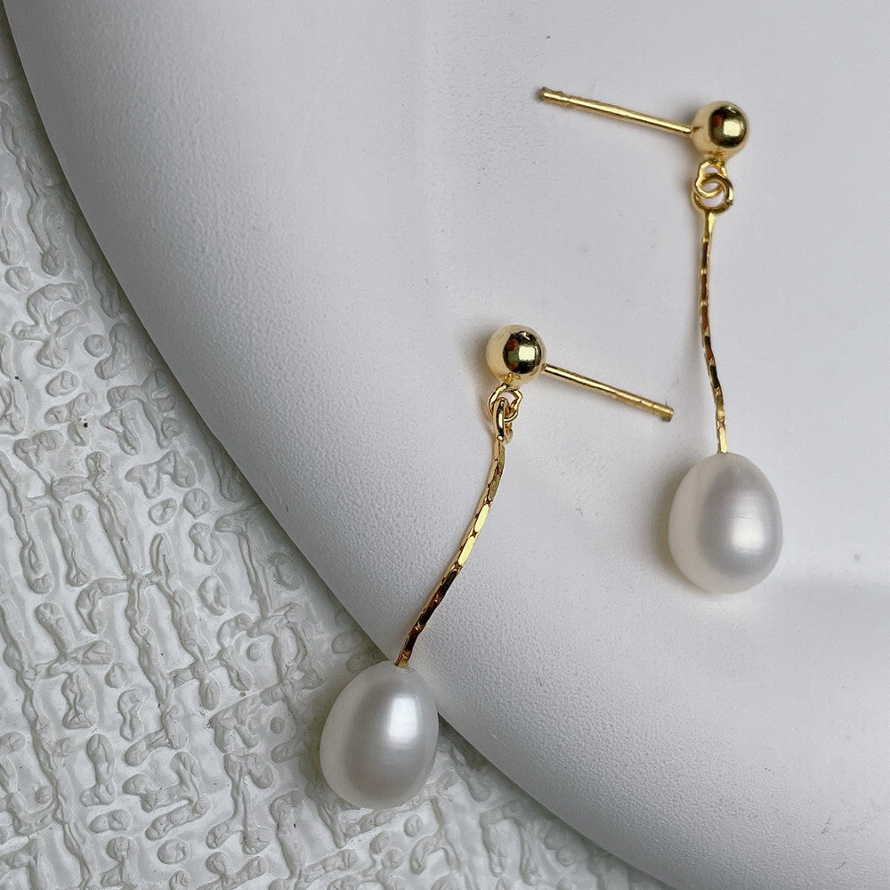 Sabine | Pearl Drop Earrings