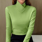 Marigold | Sculpted Soft-Touch Turtleneck