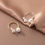 Rhona | Three Pearl Adjustable Ring