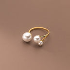 Rhona | Three Pearl Adjustable Ring