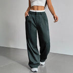 Lorraine | Casual Striped Wide Pants