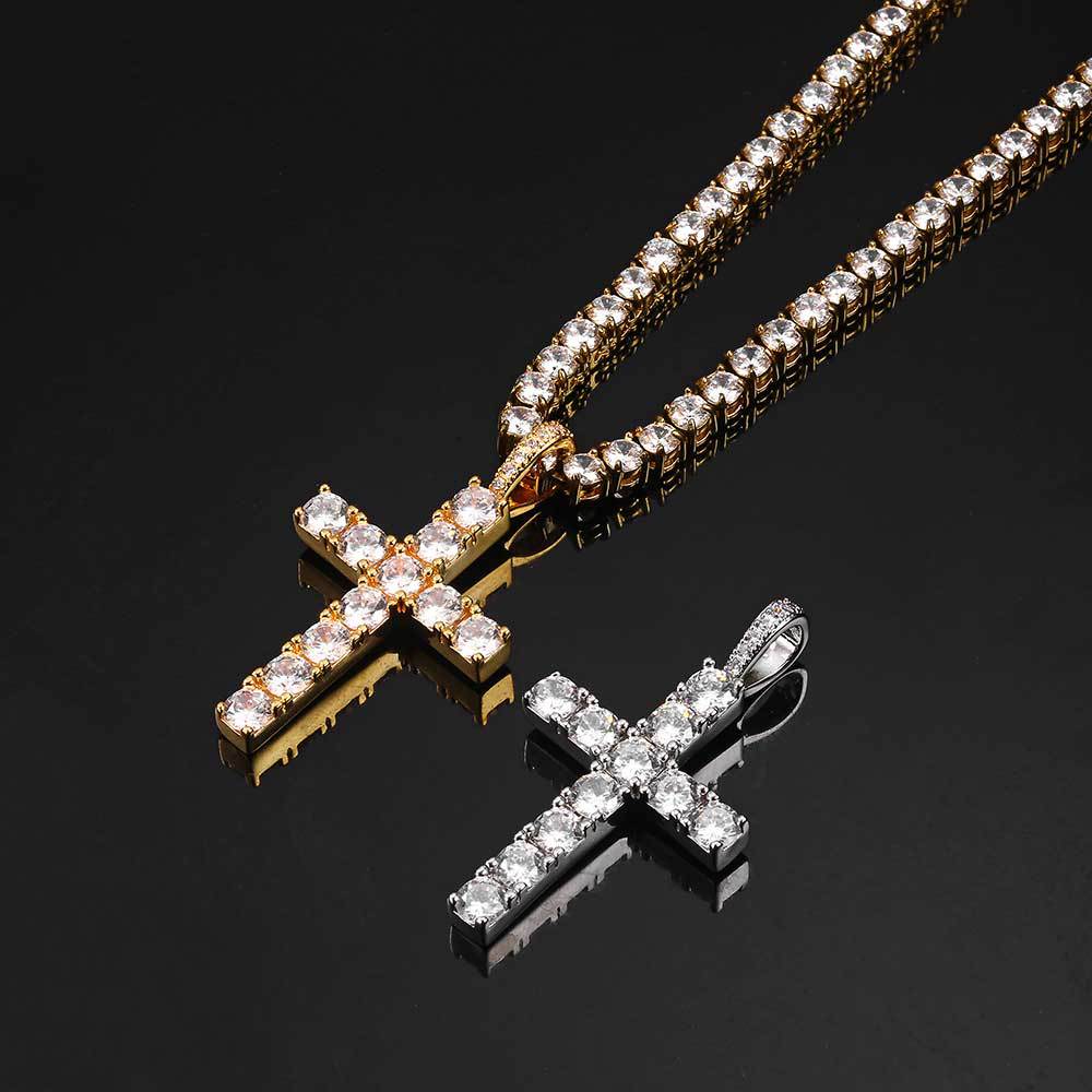 Mireille | Gold Cross Necklace