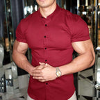 Gideon | Slim Fit Short Sleeve Shirt