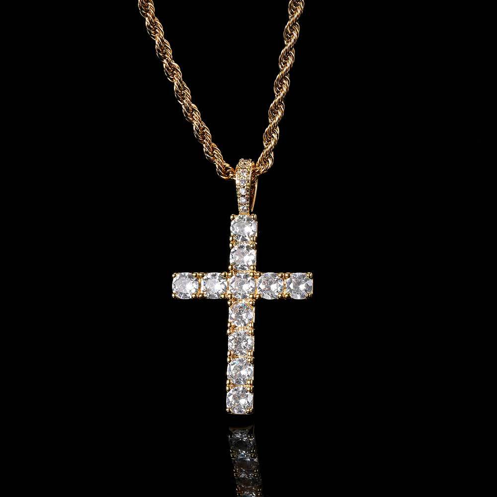 Mireille | Gold Cross Necklace