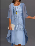 Rachael | Elegant Oversized Mid Sleeve Dress