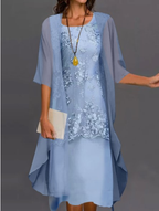 Rachael | Elegant Oversized Mid Sleeve Dress