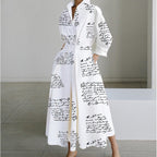 Vienna | Elegant Front Wrap Collared Maxi Dress