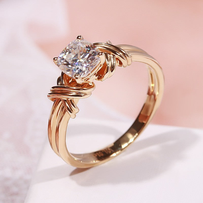 Thomasina | Gold Knotted Statement Ring