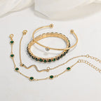 Emeria | Emerald Bracelet Set