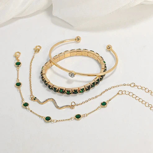 Lily | Gold Bracelet Set