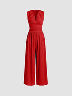 Celestine | Chic Sleeveless Wide-Leg Jumpsuit