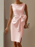 Quinn | Stylish Sleeveless Ribbon Waist Dress