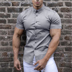 Gideon | Slim Fit Short Sleeve Shirt