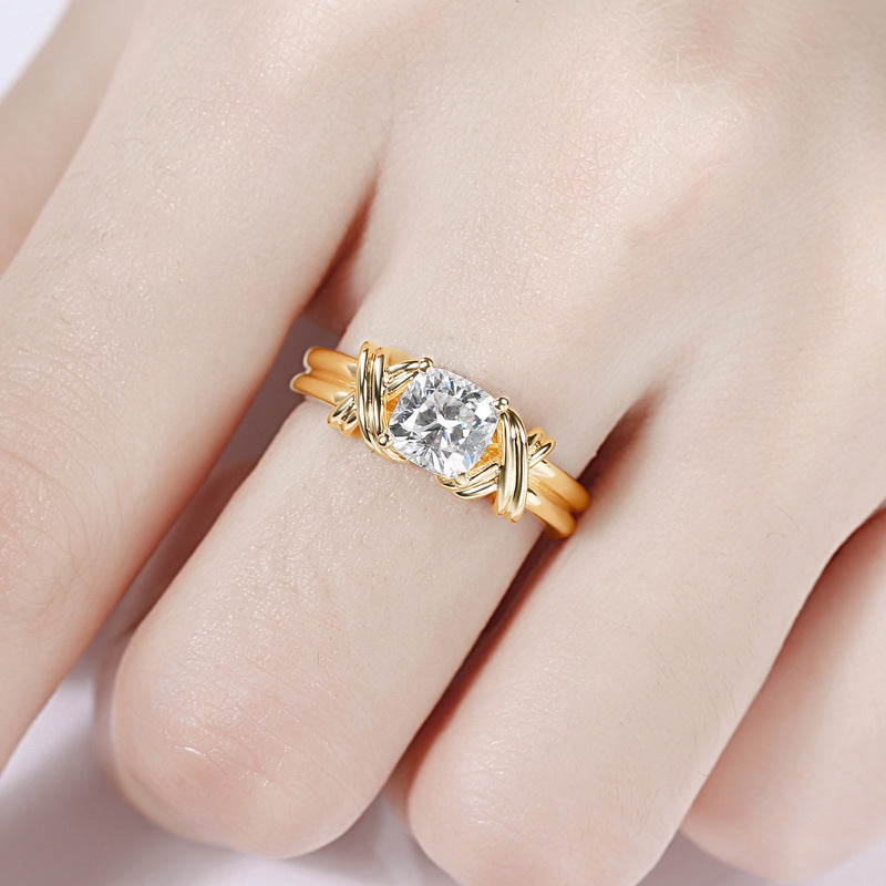 Thomasina | Gold Knotted Statement Ring