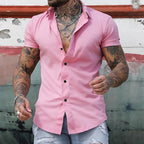 Gideon | Slim Fit Short Sleeve Shirt