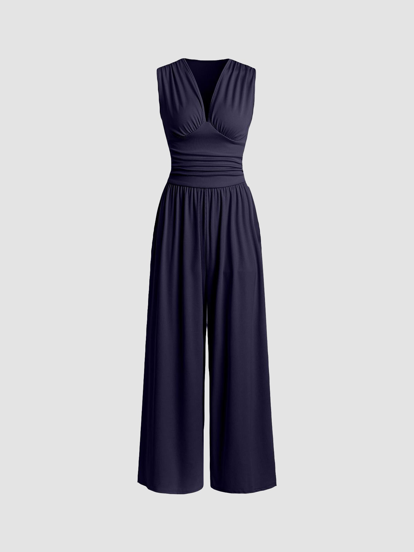 Celestine | Chic Sleeveless Wide-Leg Jumpsuit
