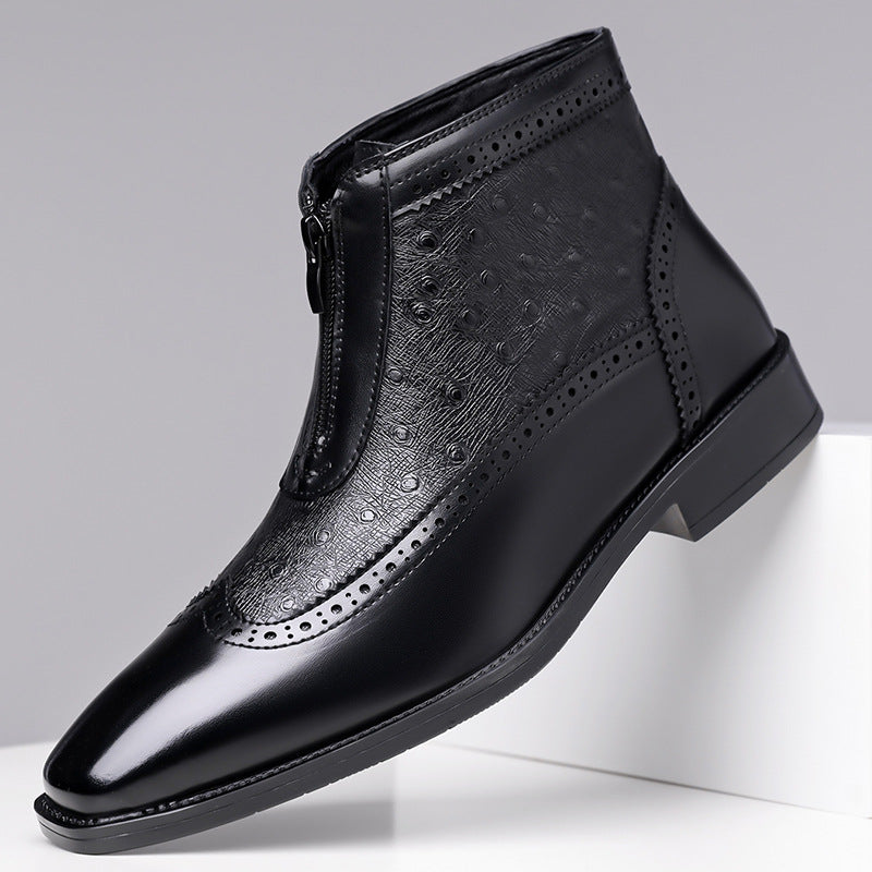 Belmar | Premium High Cut Ostrich Shoes
