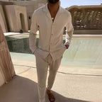 Westley | Timeless Long Sleeve and Fitted Trouser Set