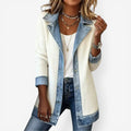 Elaine | Elegant Layered Collar Button Jacket