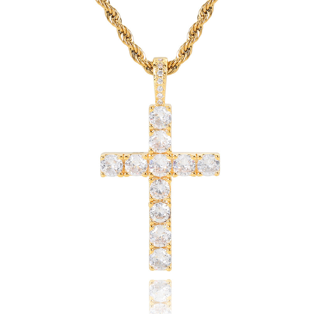 Mireille | Gold Cross Necklace