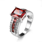 Cosima | Ruby Split-Shank Ring