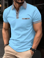 Alexander | Classic Checkered Collar Polo Shirt