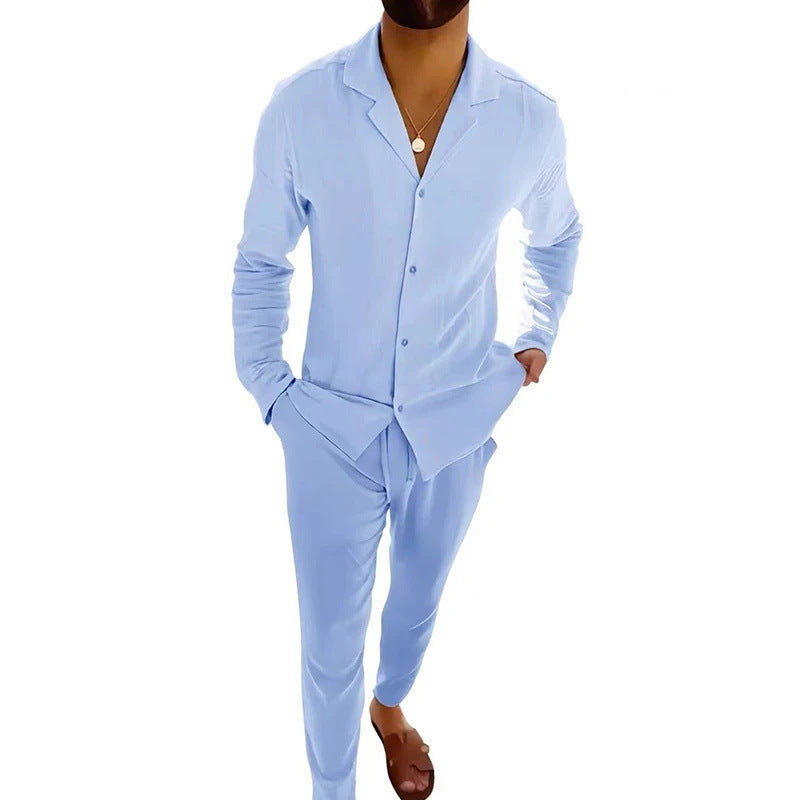 Westley | Timeless Long Sleeve and Fitted Trouser Set