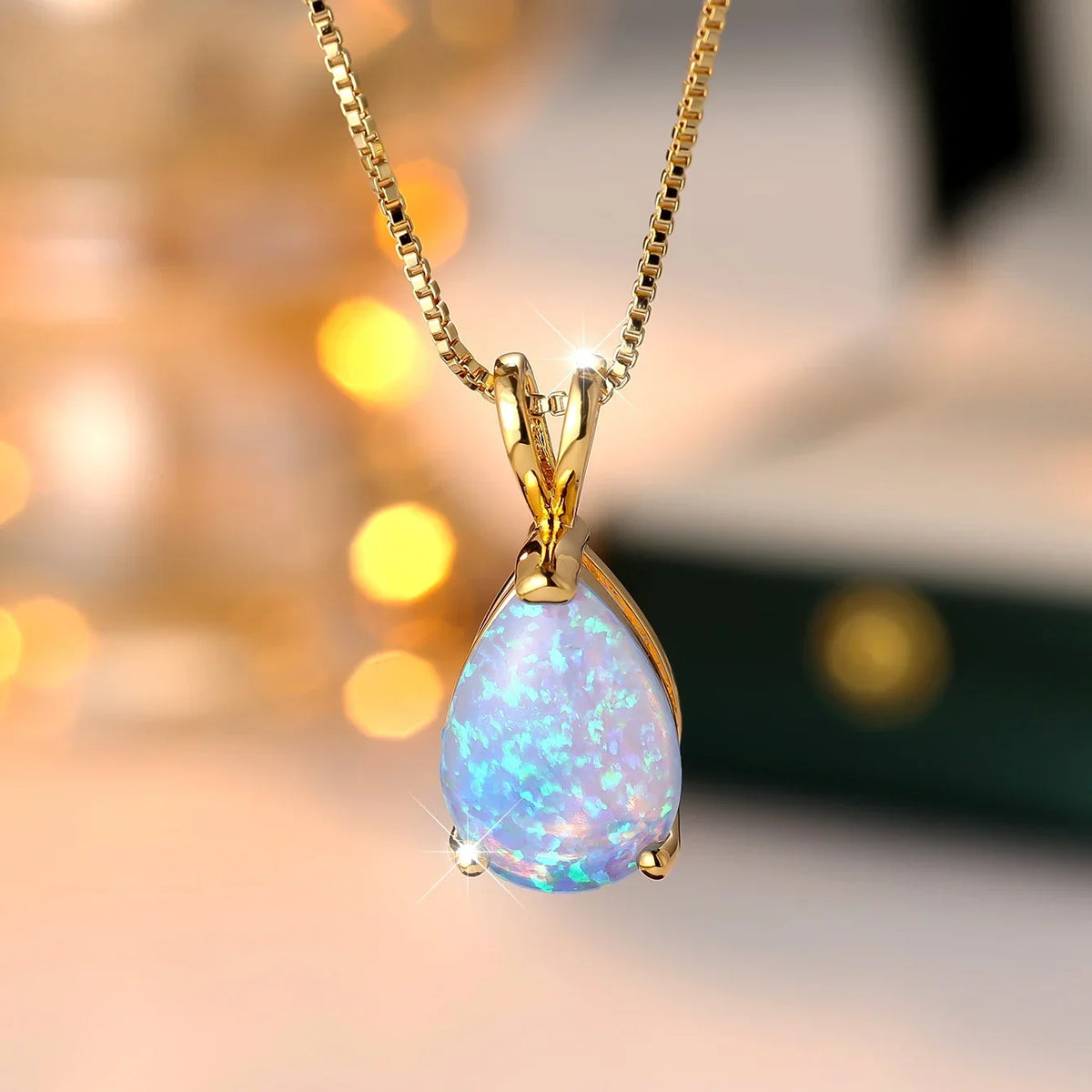 Nova | Opal Teardrop Necklace