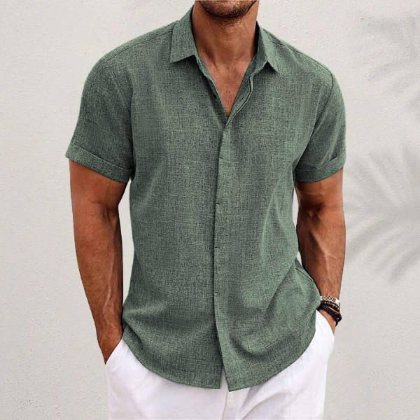 Garrick | Classic Collared Button Shirt