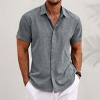 Garrick | Classic Collared Button Shirt