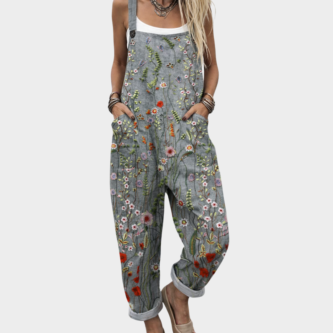 Yvette | Comfortable Printed Jumpsuit