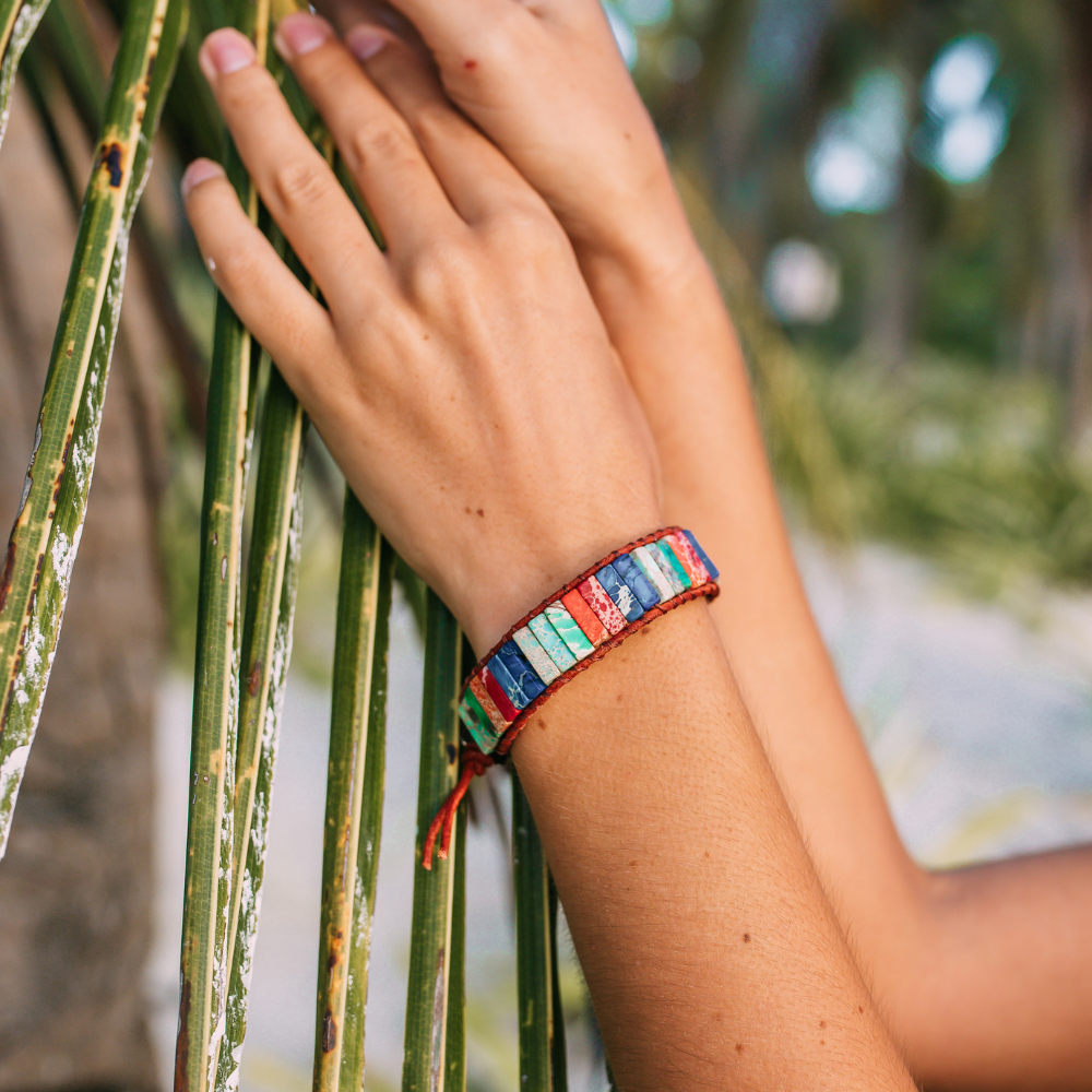 Rainbow Jasper | Wrap Bracelet