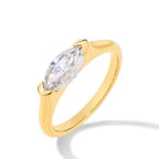 Thin Ring Hailey Playa | Gold
