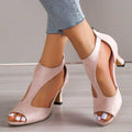 Velma | Elegant Orthopedic Open Toe Heels
