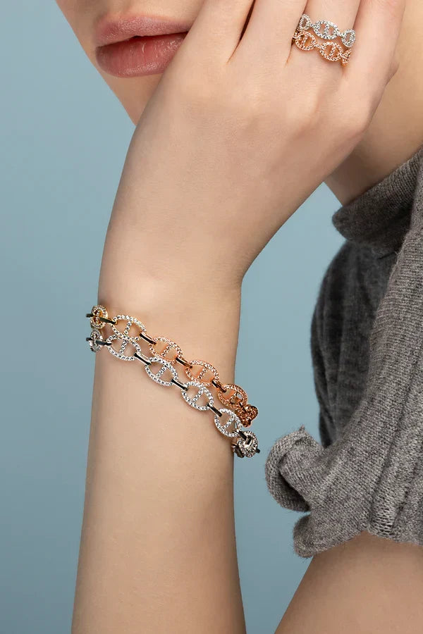 Charlotte | Gold Mariner Chain Bracelet