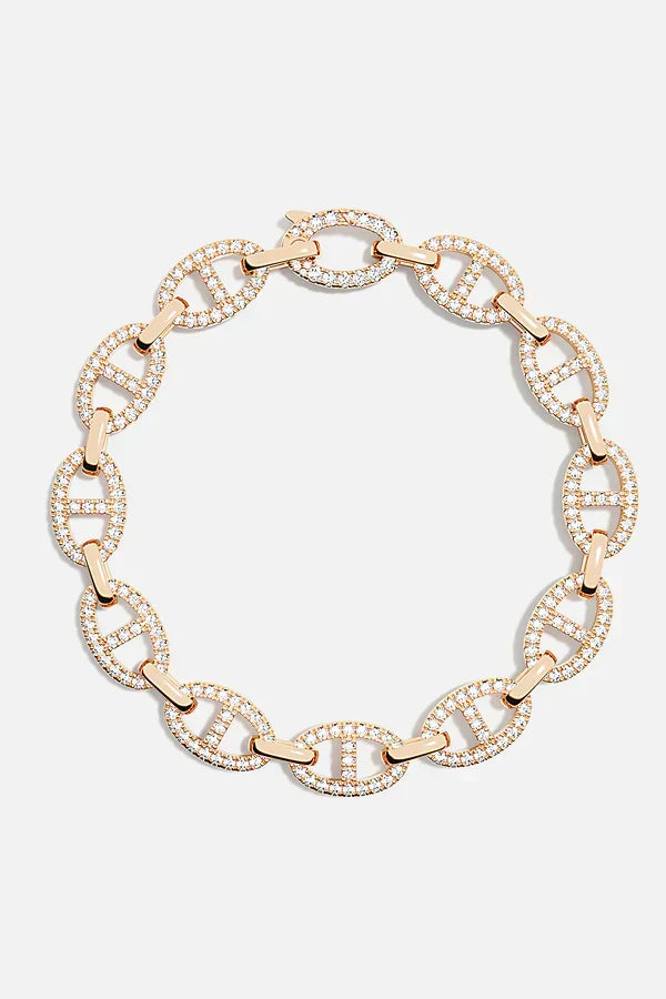 Charlotte | Gold Mariner Chain Bracelet